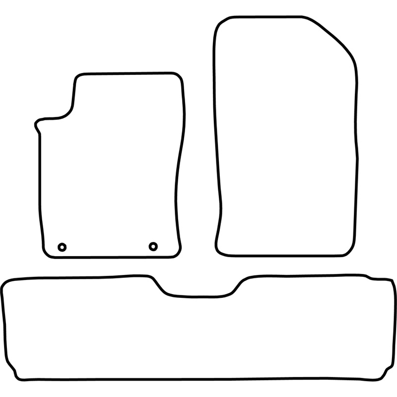 Set de tapis de sol sur mesure pour Citroen Xsara Picasso 2006-2011