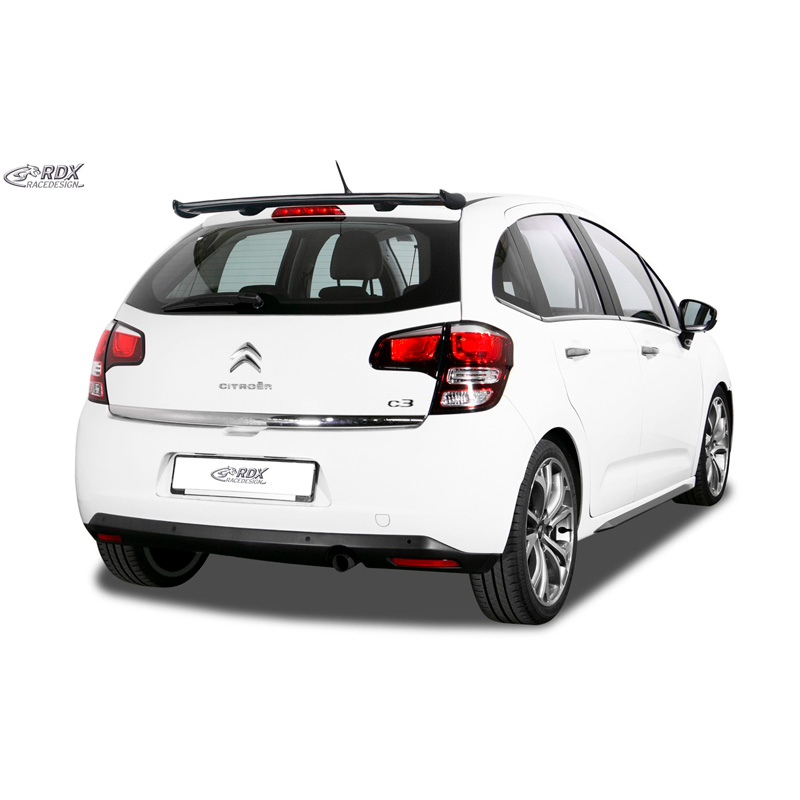 Jupes latérales 'Slim' sur mesure pour Citroën C3 2009-2016 (ABS noir luisant)