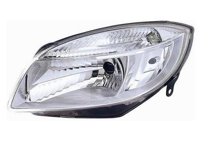 koplamp, H4, elektr verstelb, incl stelmotortje, links Skoda Roo