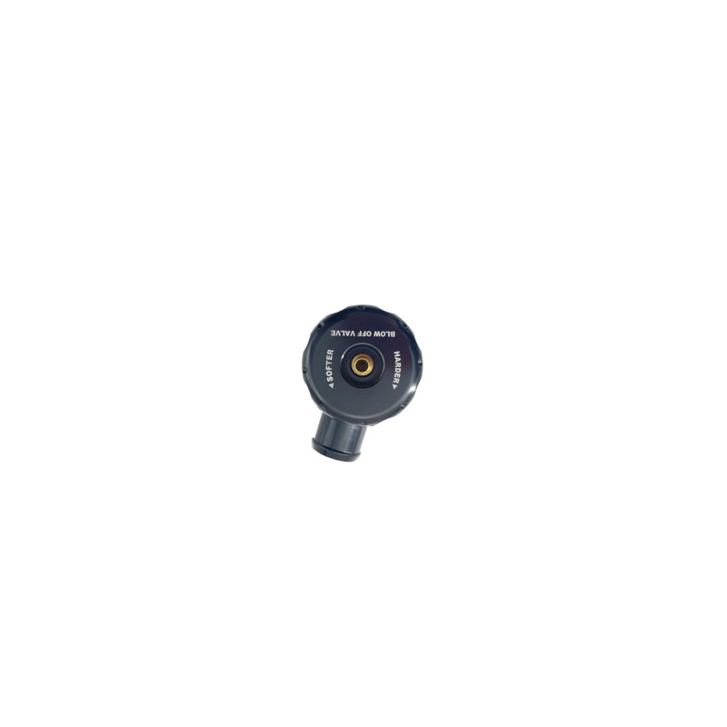 Simoni Racing Valve Blow Off Universelle Type 13 - pour moteurs turbo à essence, avec pression réglable - Raccord 22mm, Longueur 90mm, Diamètre 48mm - Noir