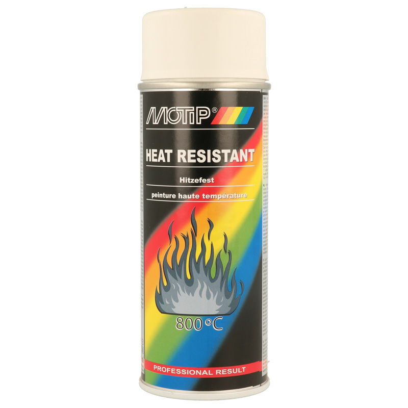 Motip Peinture Haute-Température - Blanc - 400ml