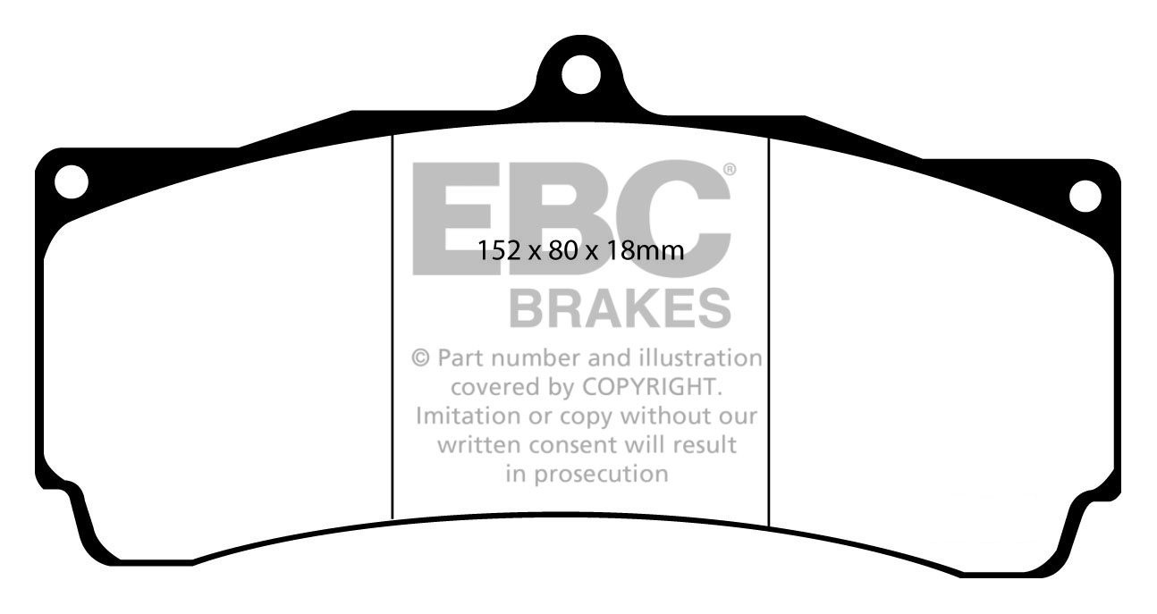 EBC Brakes DODGE (USA) Durango 4.7 2004-2010 Remschijf ultimax v