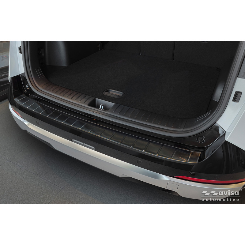 Avisa Protection de Seuil de Coffre Acier Inox sur mesure pour KIA Sportage V (NQ5) Facelift 2025- - Noir