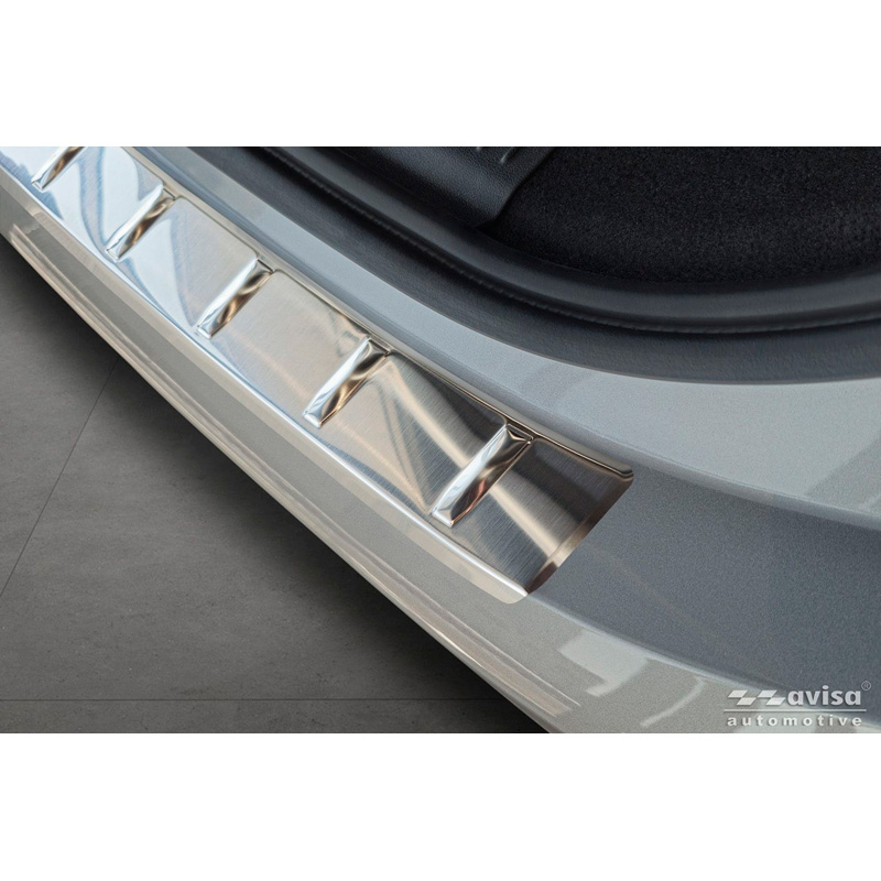 Avisa Protection de seuil arrière inox sur mesure pour MG 3 III 2024- 'Ribs'