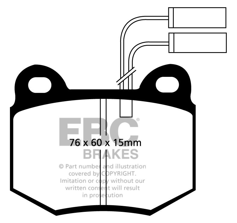 EBC Brakes ALFA ROMEO Alfa 75 2.5 86-89 Remblokken voorzijde