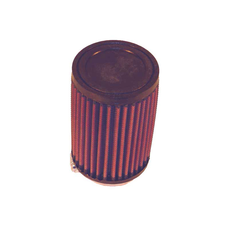 K&N Filtre à Air Universel Cylindrique 57mm raccordement, 89mm diamètre, 127mm hauteur (RU-0610)