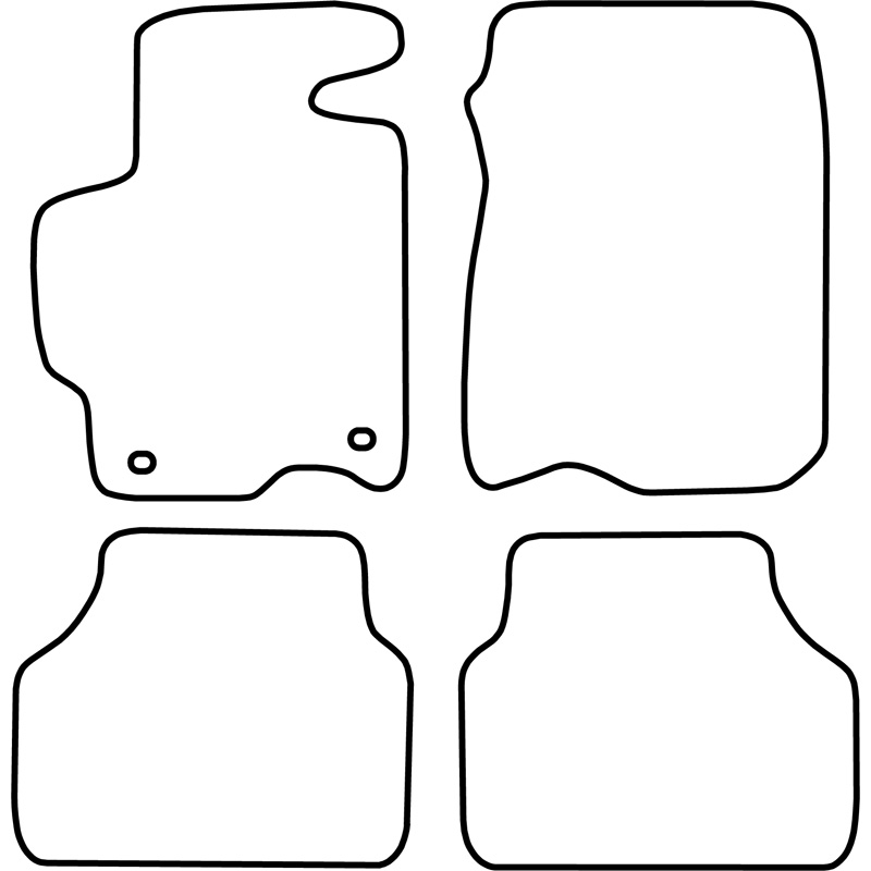 Set de tapis de sol sur mesure pour Mazda Premacy 1999-2005
