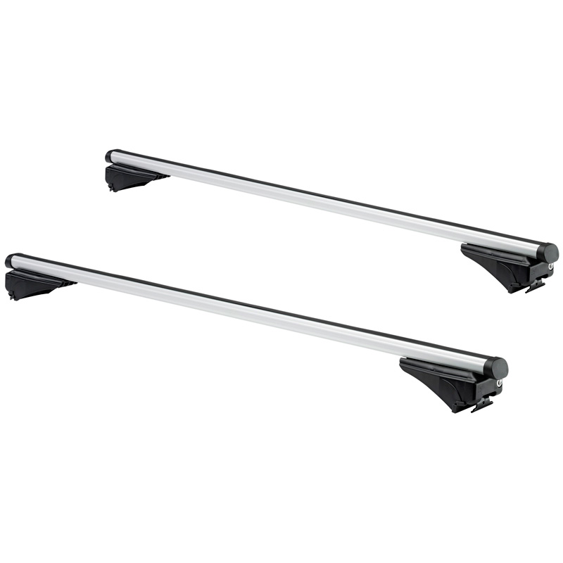 Jeu de barres de toit Twinny Load Aluminium A99 pour modèles divers avec barres longitudinales intégrées ou petites ouvertes d'origine