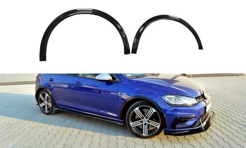Spatbord Verbreders VW Golf 7.5 R Facelift Glans Zwart
