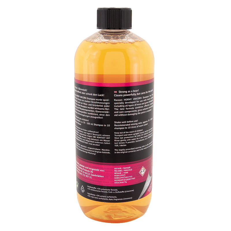 Racoon HORNY UNICORN Car Shampoing / Extra Fort - 1000ml