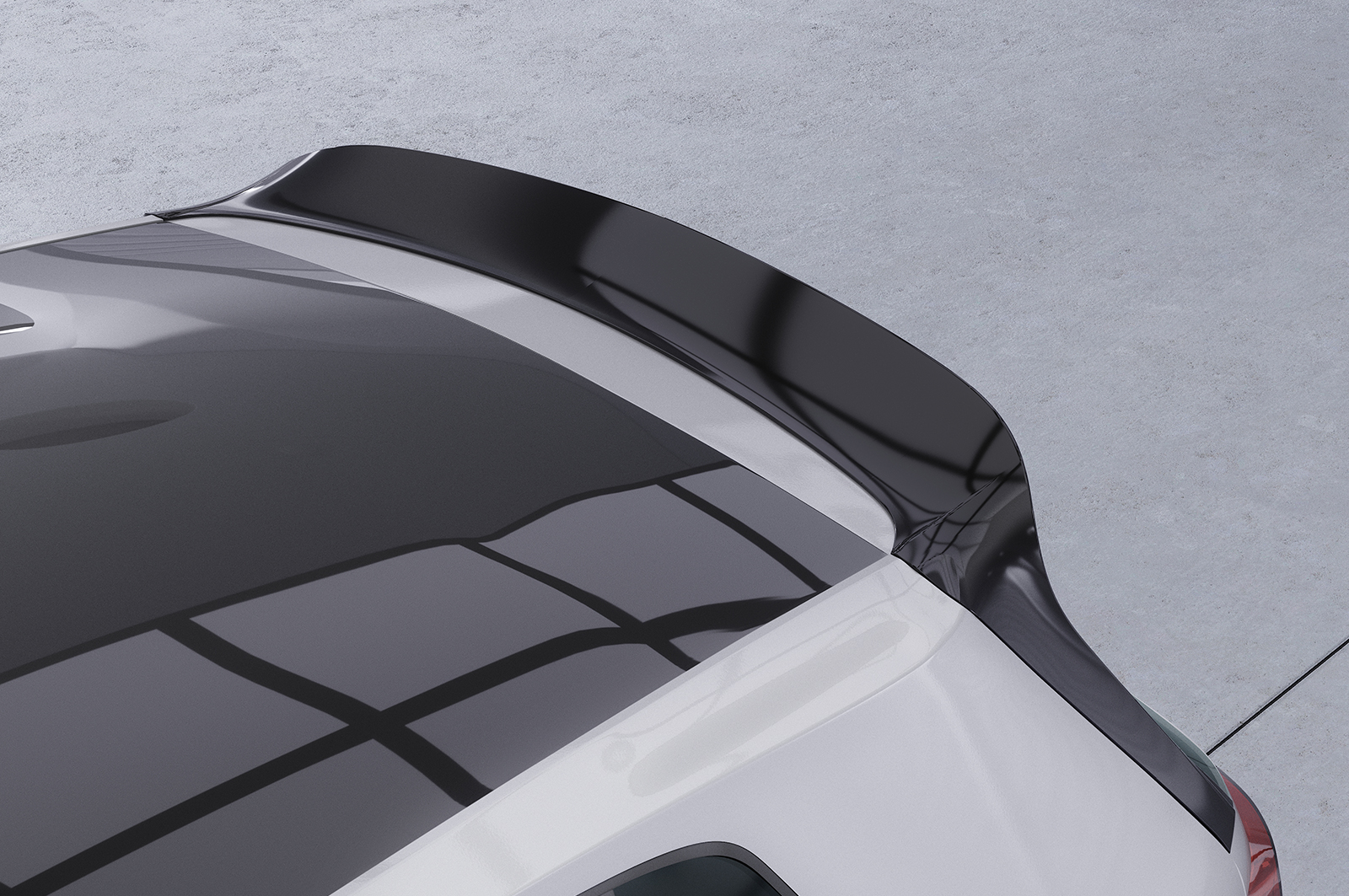 Spoiler Volkswagen Golf 7 Clubsport Look CSR Glans Zwart