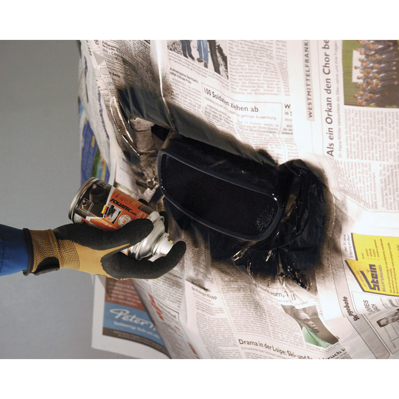 Foliatec Exhaust Pipe 2C Spray Peinture - noir brillant 1x250ml