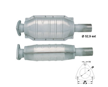 Fiat BRAVO 1.6i 16V 1581 cc 76 Kw / 103 cv 182A4.000 Magnaflow C