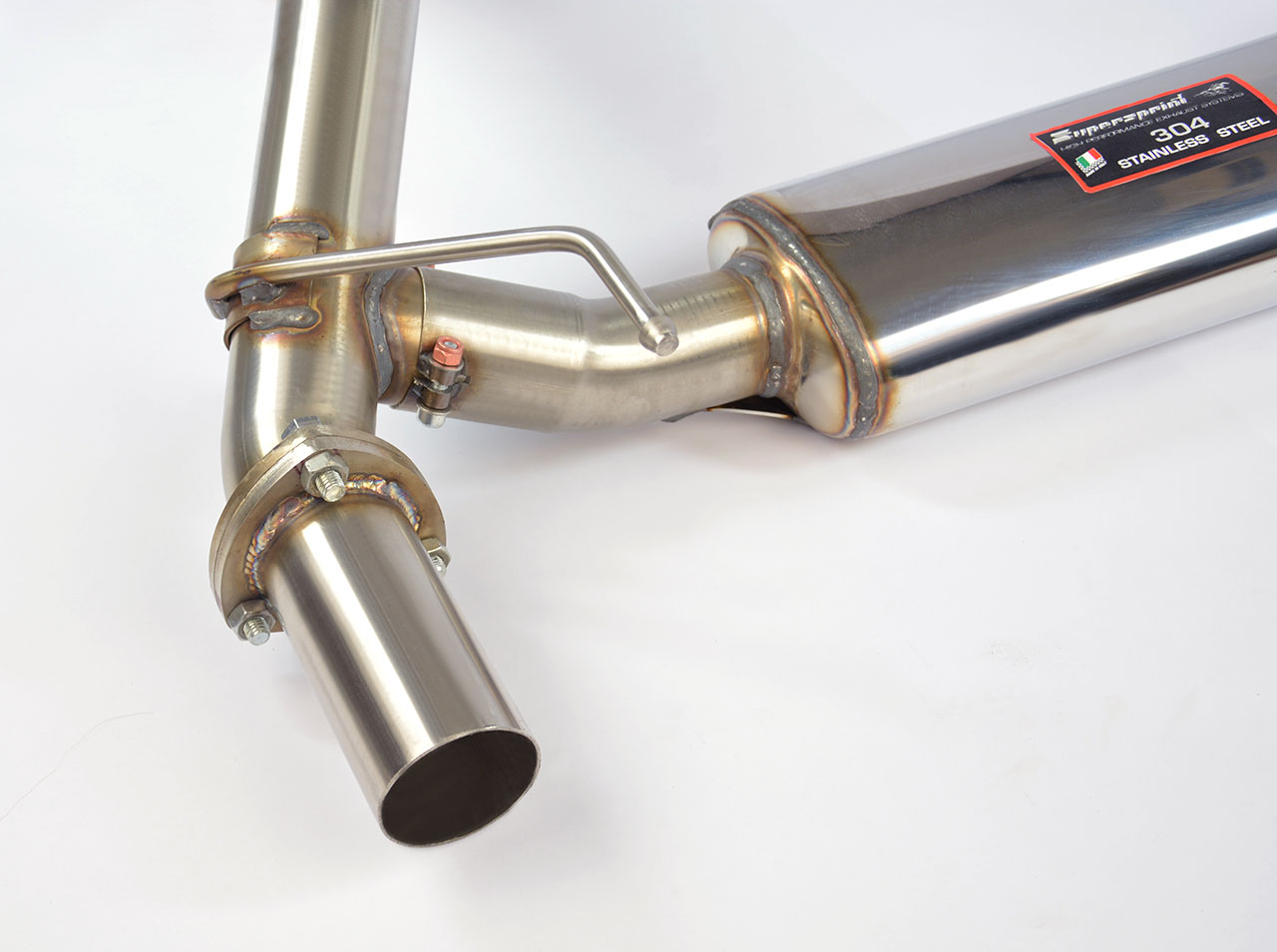595 ABARTH 1.4T (145 Hp) (Ø65 with valve) 2015 Rear exhaust right - left