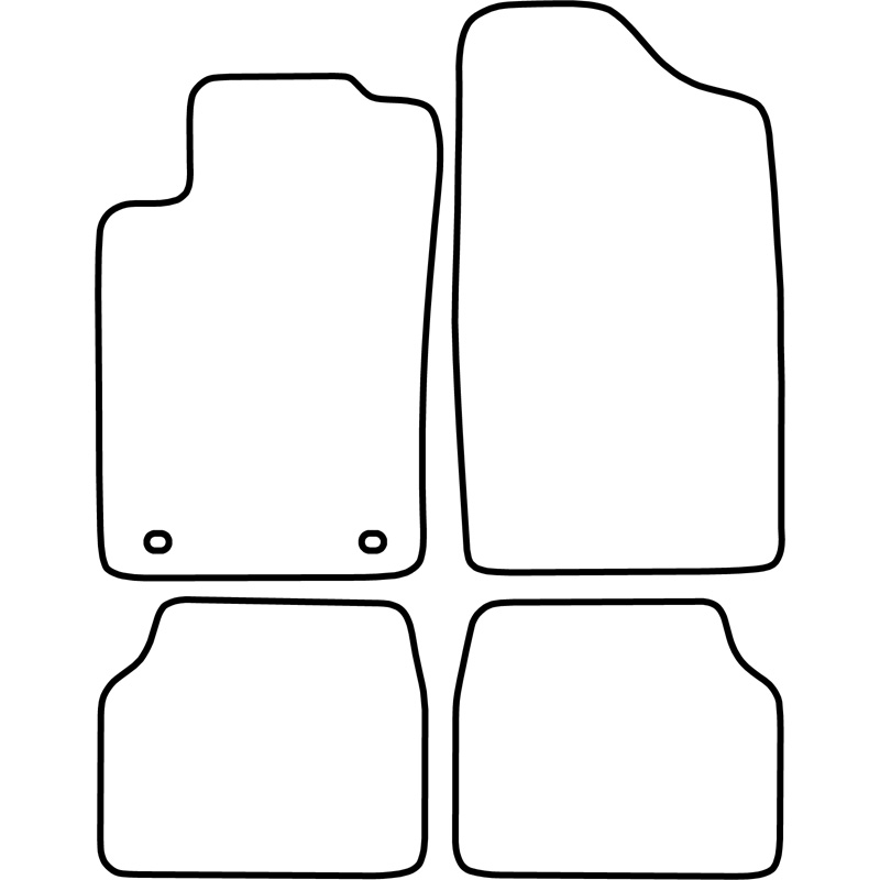 Set de tapis de sol sur mesure pour Peugeot 405 1987-1996