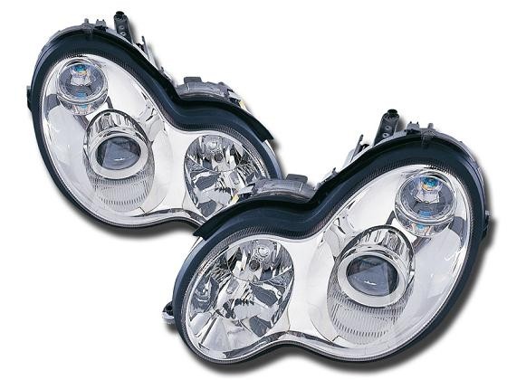Phares Mercedes W203 New chrome