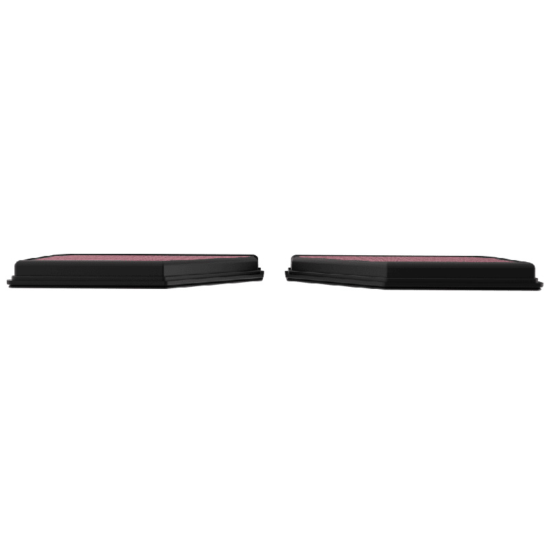 K&N Filtre à air de remplacement sur mesure pour BMW X5 (G05), X6 (G06), X7 (G07), XM (G09) 4.4L V8 (ensemble de 2 pièces) (33-5144)