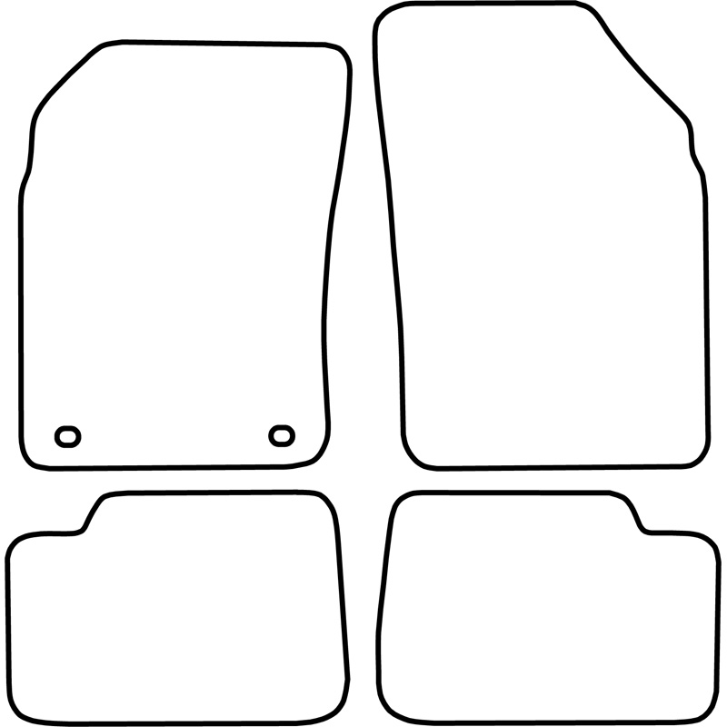 Set de tapis de sol sur mesure pour Nissan Micra 1992-2003