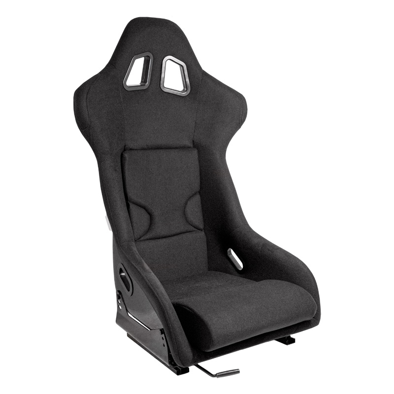 Siège baquet 'RR' - Noir - Dossier fixe en polyester - incl. glissières