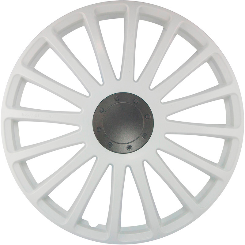 Jeu d'enjoliveurs J-Tec Grand Prix 16-inch blanc