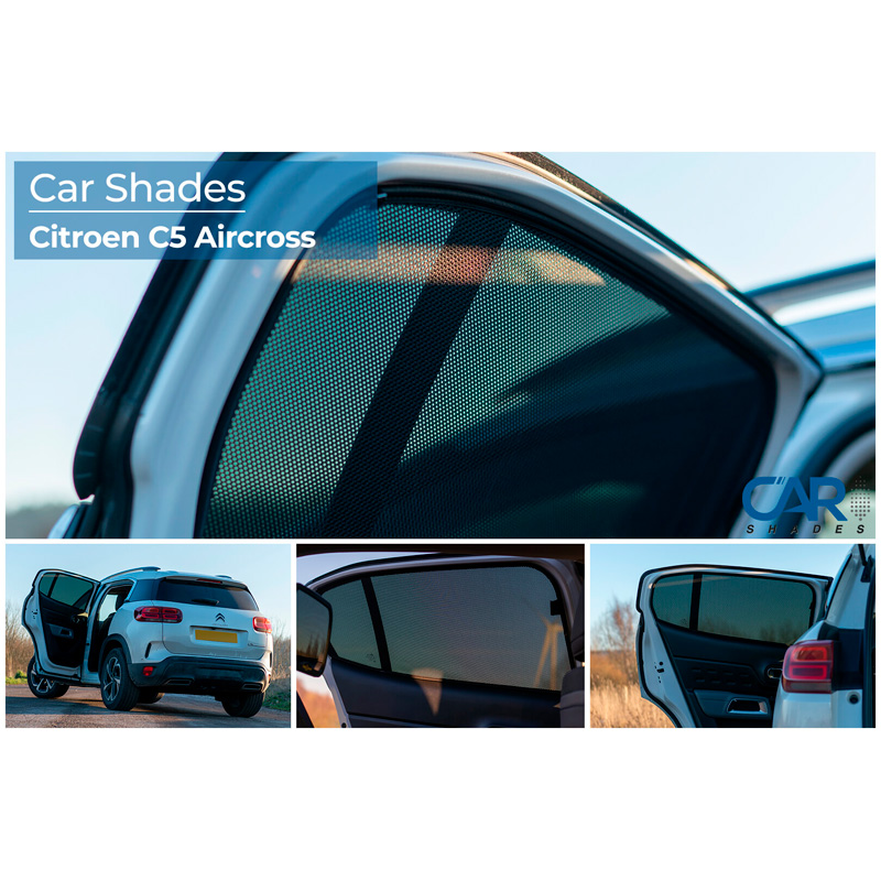 Set de Car Shades (portes arrières) sur mesure pour Citroën C5 Aircross 2019- (2-pièces)