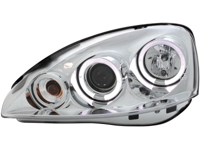 Phares Opel Corsa C Angel Eyes chrome