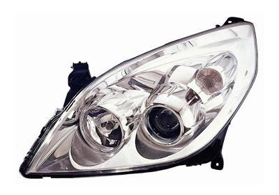 koplamp, H7+H1, chroom, elektr verstelb, links Opel Vectra C, 20