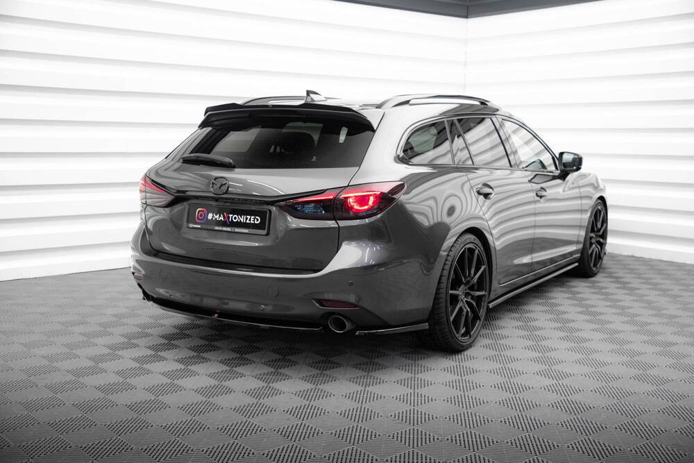 Spoiler Mazda 6 Estate Mk3 FL Maxton Glans Zwart