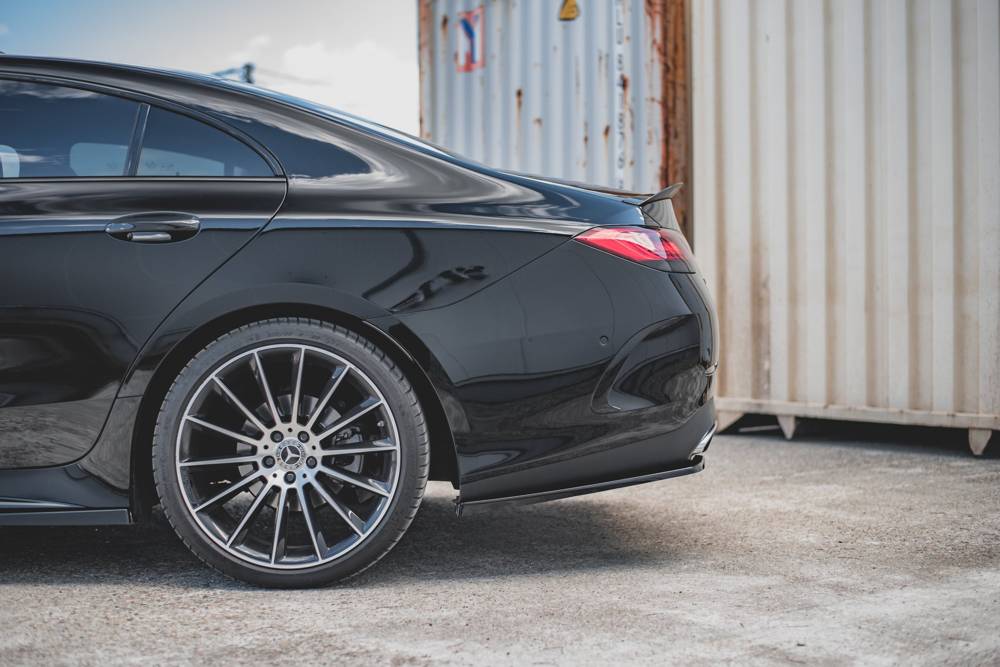 Voorspoiler V.2 Mercedes AMG CLS AMG Pakket & CLS53 C257 Maxton Glans Zwart