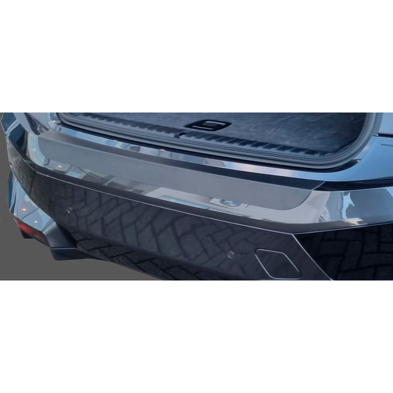 Protection de seuil arrière (ABS) sur mesure pour BMW iX (I20) incl. 'M' Sport & 'M' 2022- Noir