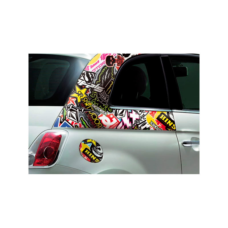 Stickerbomb Film - Graffiti design 1 - Role 60x200cm - auto-adhésif