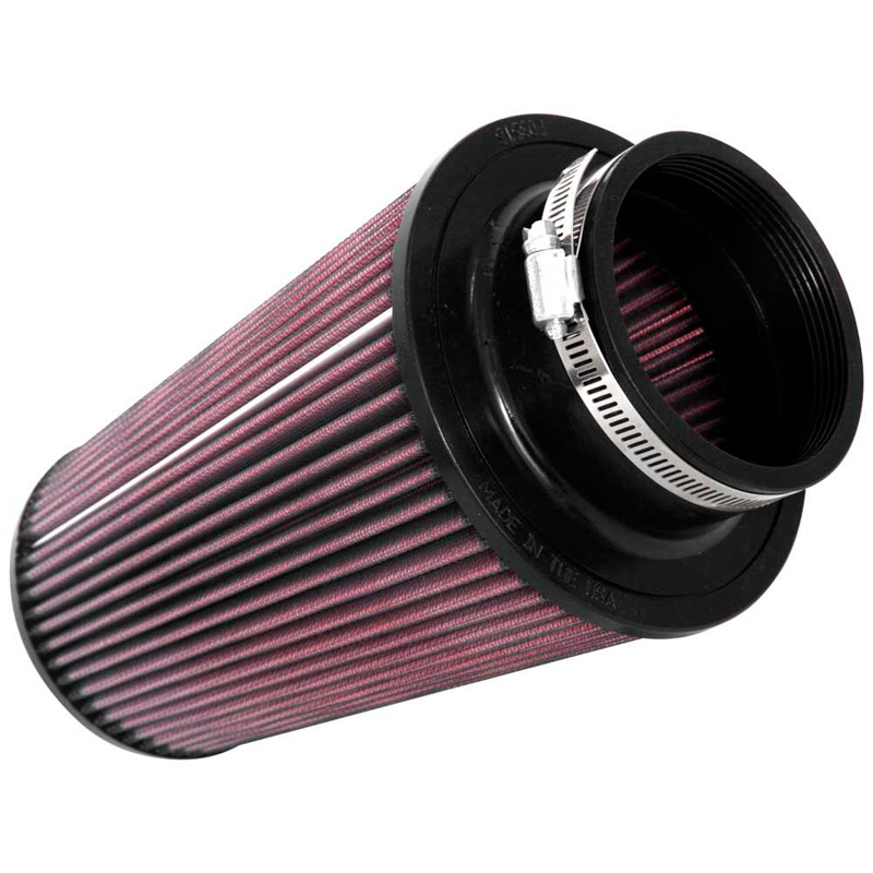 K&N Filtre à Air Universel Conique 89mm raccordement, 152mm de base, 114mm en haut, hauteur 229mm (RU-3690)