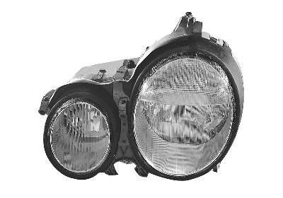 koplamp, Hella, H7+H7, elektr verstelb, rechts Mercedes E klasse
