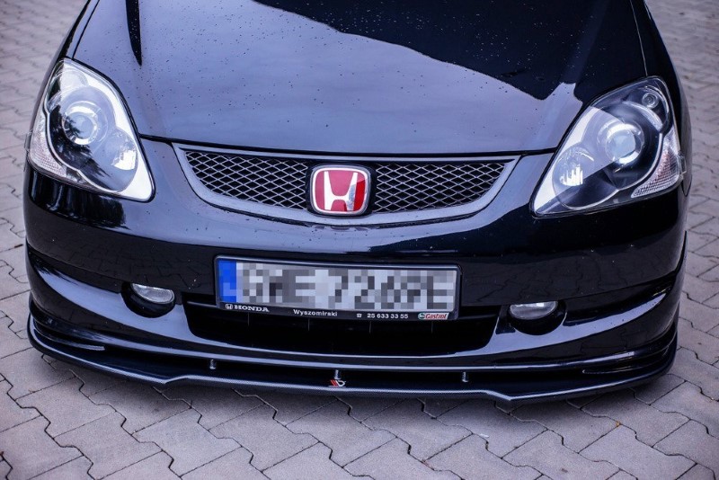 Voorspoiler Honda Civic EP3 (MK7) Type-R/S Facelift V.1 Glanzend