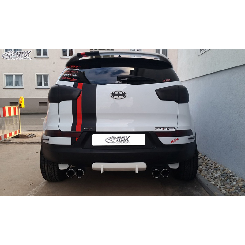 Jupe arrière 'Diffuseur U-Diff' sur mesure pour Kia Sportage (SL) 2010-2015 (PU)