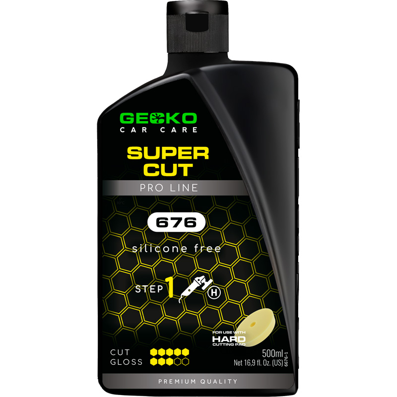 Gecko PRO Polish Gros Grain 676  Étape 1 - 500 ml (sans silicone)