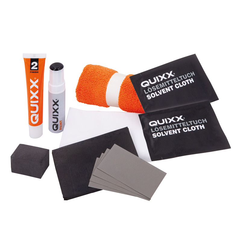 Quixx Stone Chip Repair Kit / Kit de réparation des impacts de gravillons - Rouge