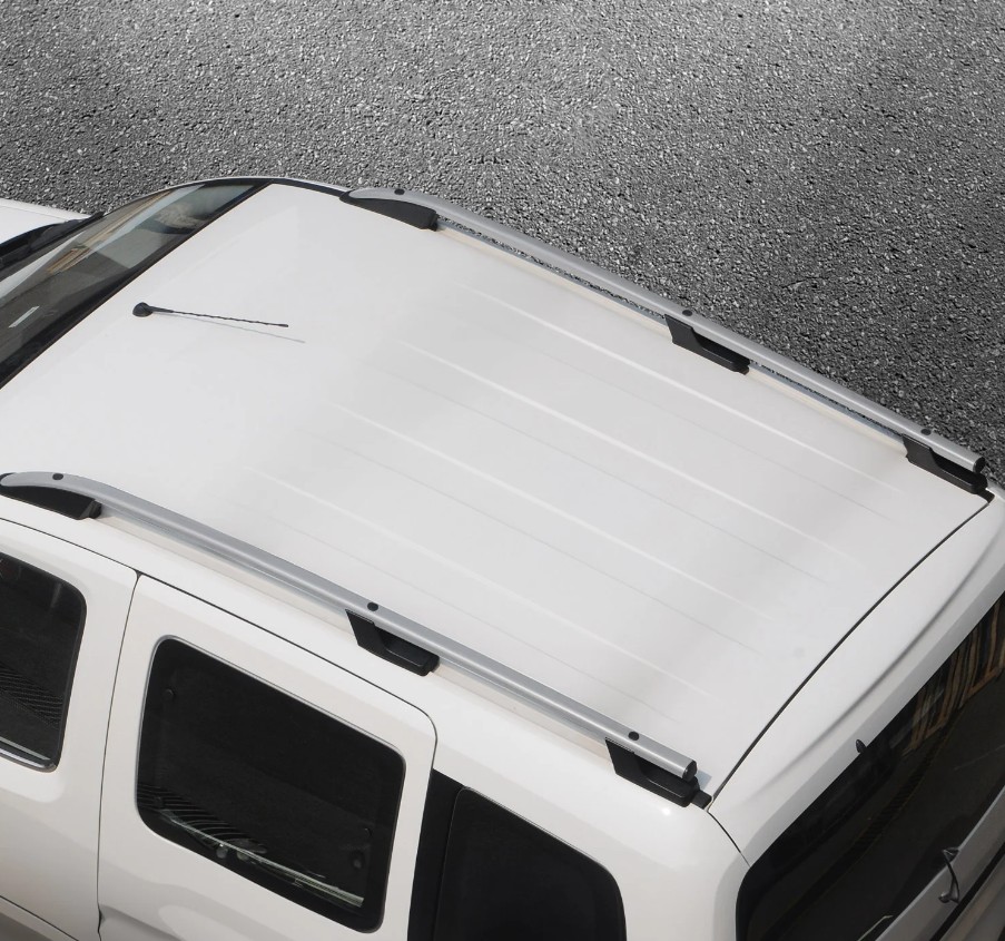 Dakrails Ford Transit 14-25 aluminium grijs