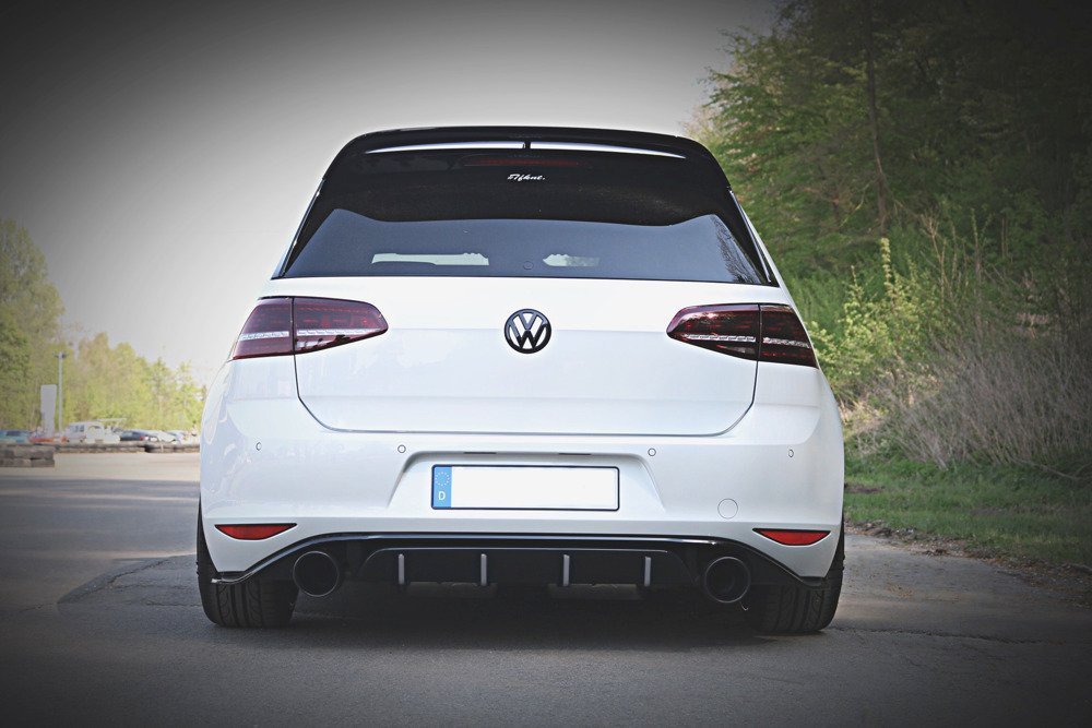 Diffuser VW Golf 7 GTI Clubsport Glans Zwart