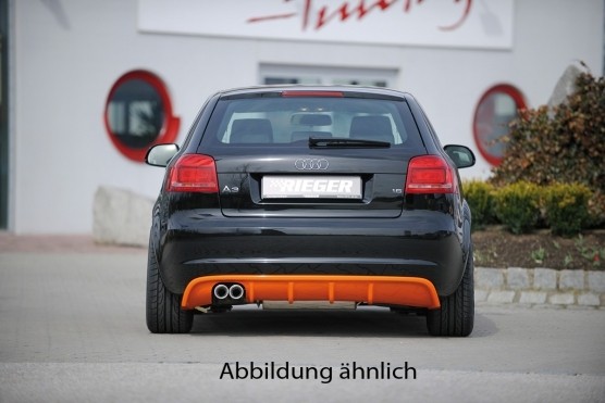 Achterbumperaanzet Audi A3 8P ABS 08-