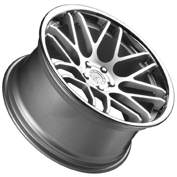VERTINI MAGIC CONCAVE INOX SILVER MACHINE POLISHED 9,5x19 5x120