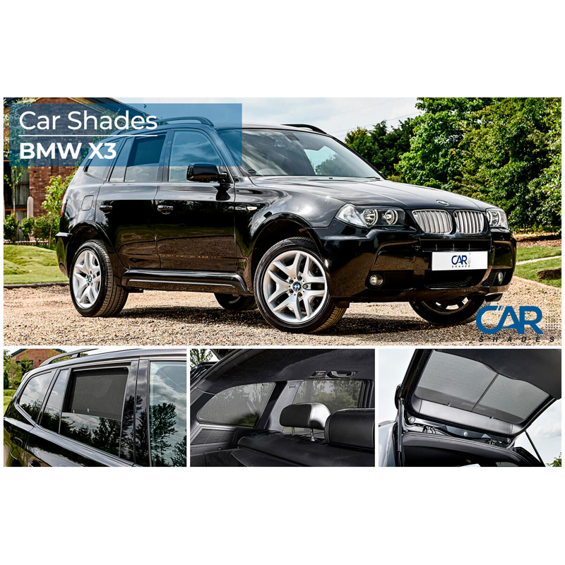 Set de Car Shades sur mesure pour BMW X3 E83 2003-2010 (6-pièces)