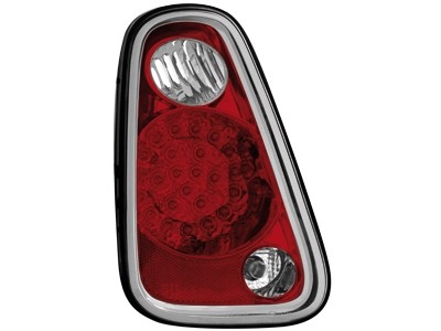 Feux arriere Mini cooper LED rouges/cristal