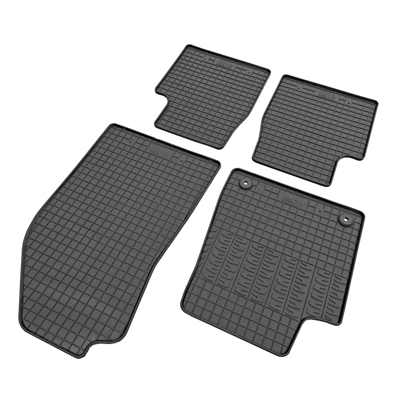CIKCAR Set tapis de caoutchouc sur mesure pour Opel Frontera / Citroën C3 Aircross 2024- (Benzine) (4-pièces + points de fixage)