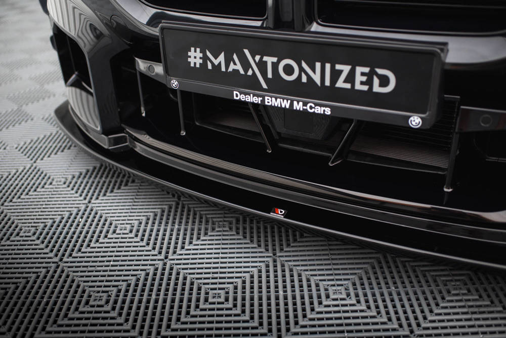 Voorspoiler V.4 BMW M2 G87 Maxton Glans Zwart