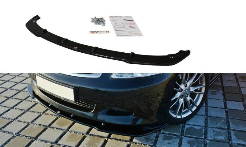 Voorspoiler Infiniti G37 Sedan V.1 Glanzend Zwart