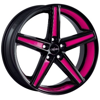 Velgen Oxigin 18 Concave pink foliert 8.5x18 inch 5x114,3 ET35