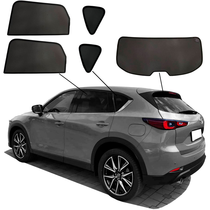 SunClip Protection visuelle & solaire sur mesure pour Mazda CX-5 II (KF) 2017-
