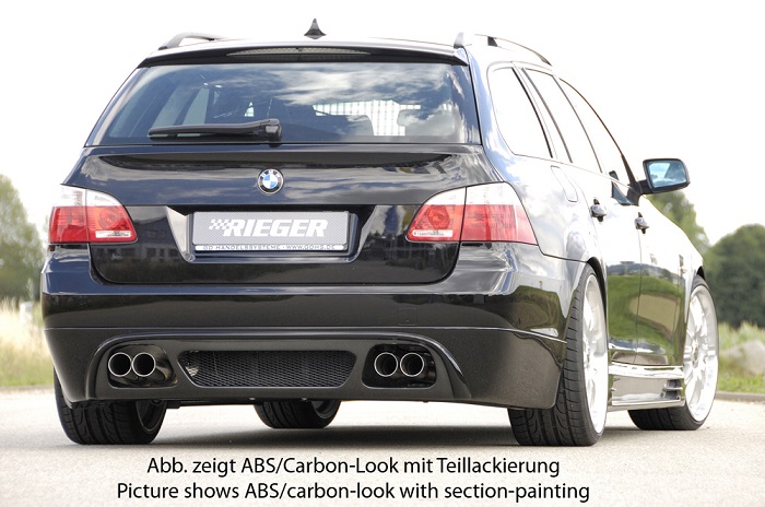 Achteraanzet BMW E61 met ABE Rieger