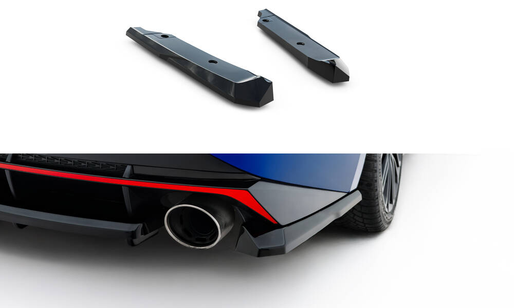 Achterzij Spoilers Hyundai Elantra N MK7 Maxton Glanzend zwart